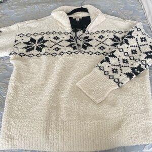 Style & Co 1/4 zip sweater